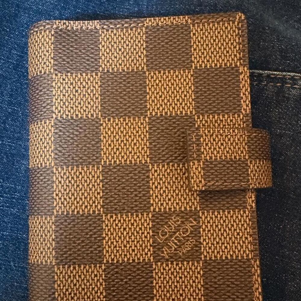 Louis Vuitton Damier Ebene Mini Agenda Cover R20705 1998 Card Holder France